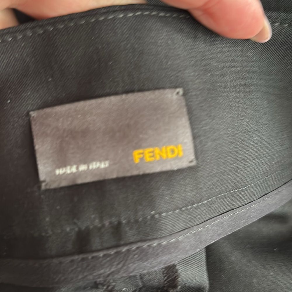 Fendi draped front women black pants, IT40( US4) - Picture 8 of 9